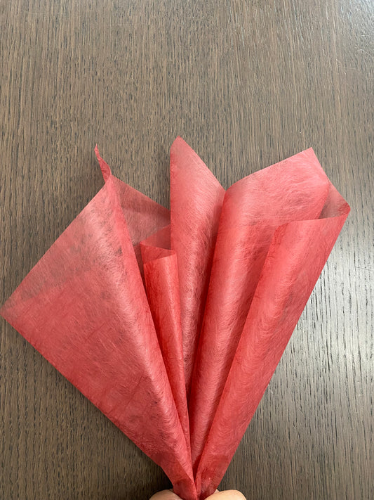 Red Korean Cotton Paper