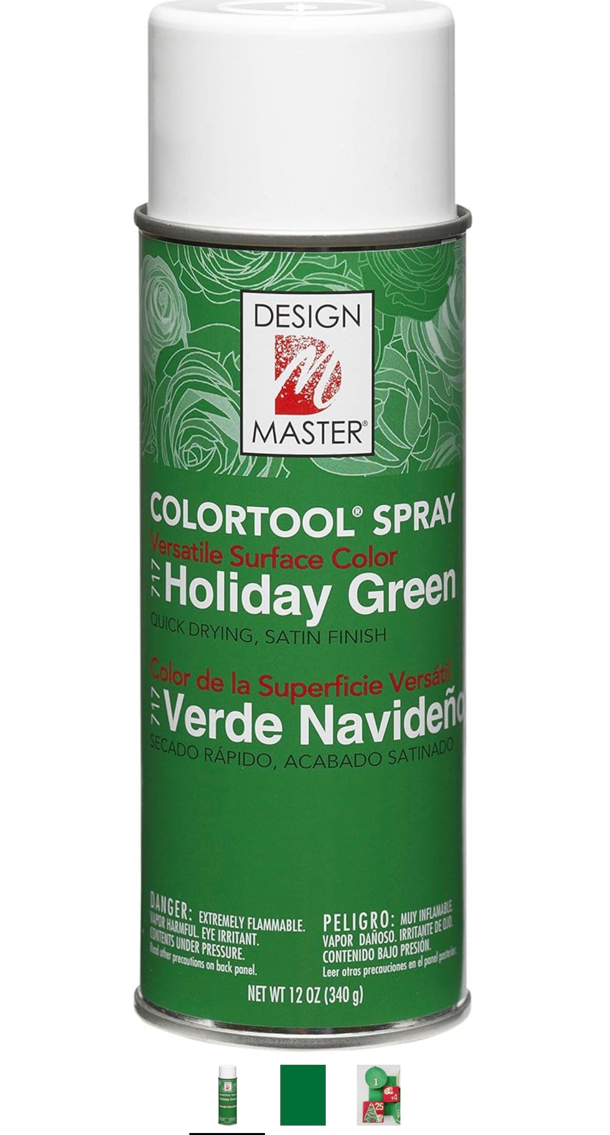 Design Master 717 Holiday Green Spray Paint