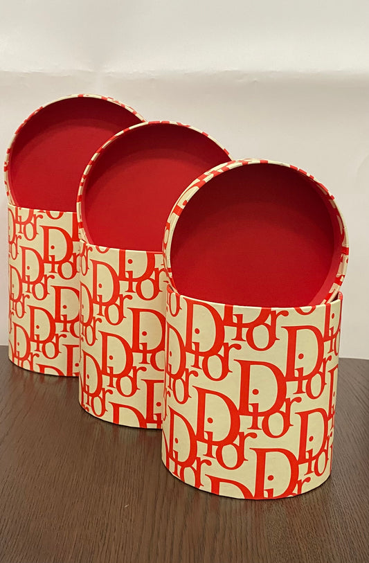 3pc Set Red DR Flower Box