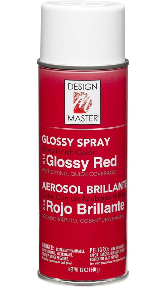 Spray Paint Design Master Spray Paint, 12 Ounce (Pack of 1), Glossy Red