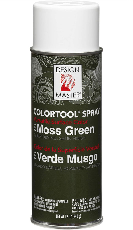 Spray paint Design Master 721 Moss Green Colortool Spray