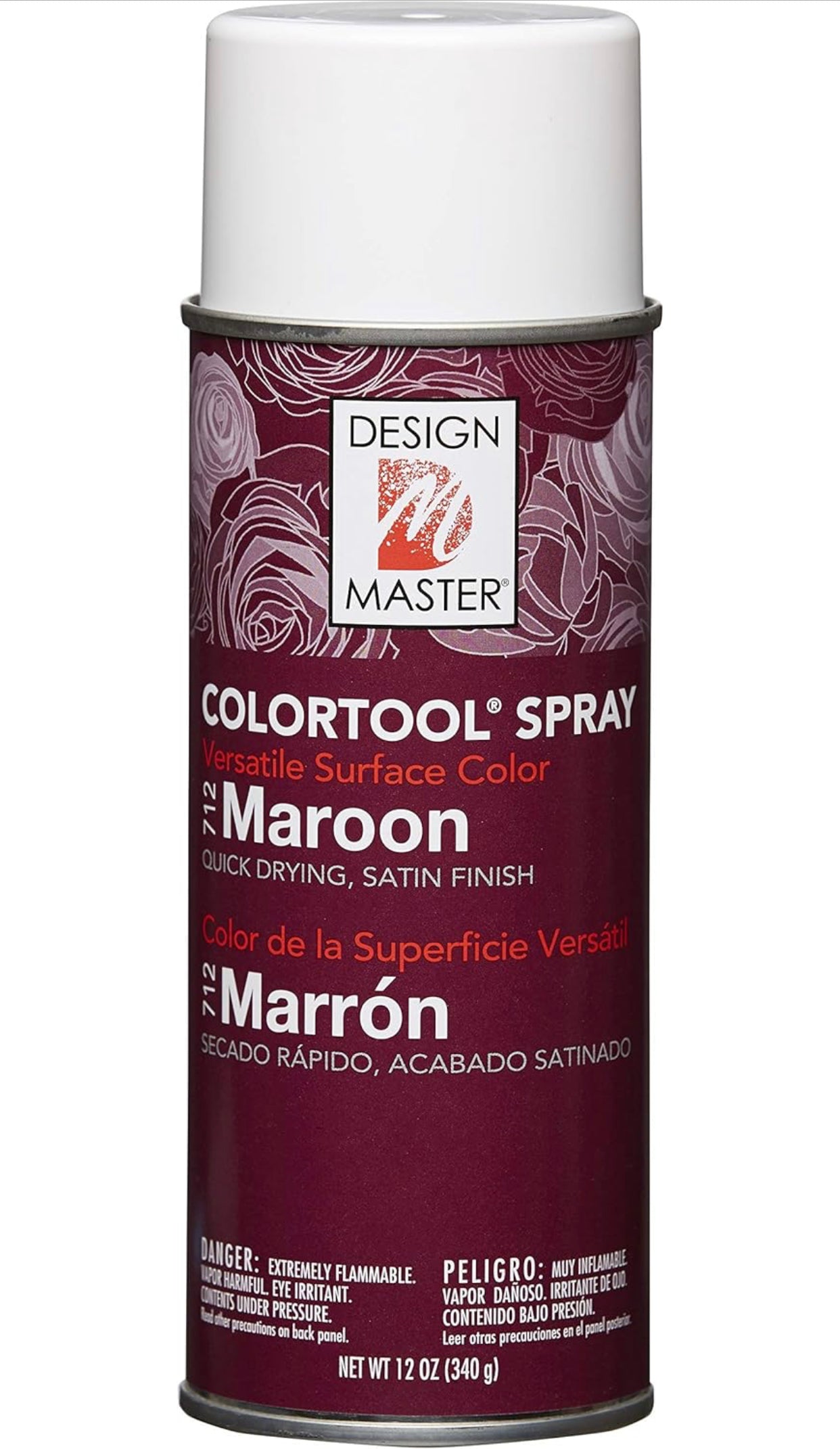 Spray paint Design Master 712 Maroon Colortool Spray