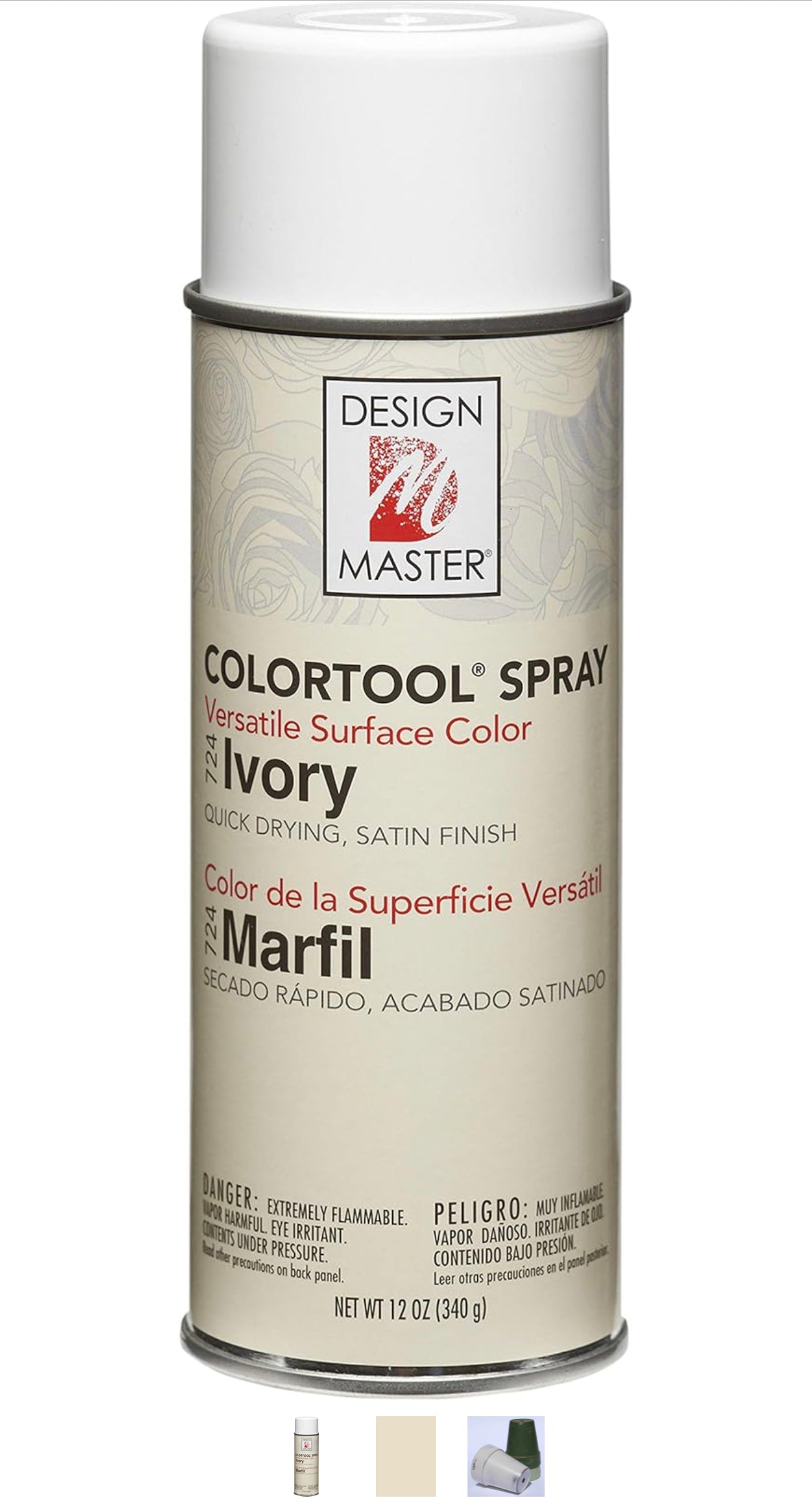 Spray paint Design Master 724 Ivory