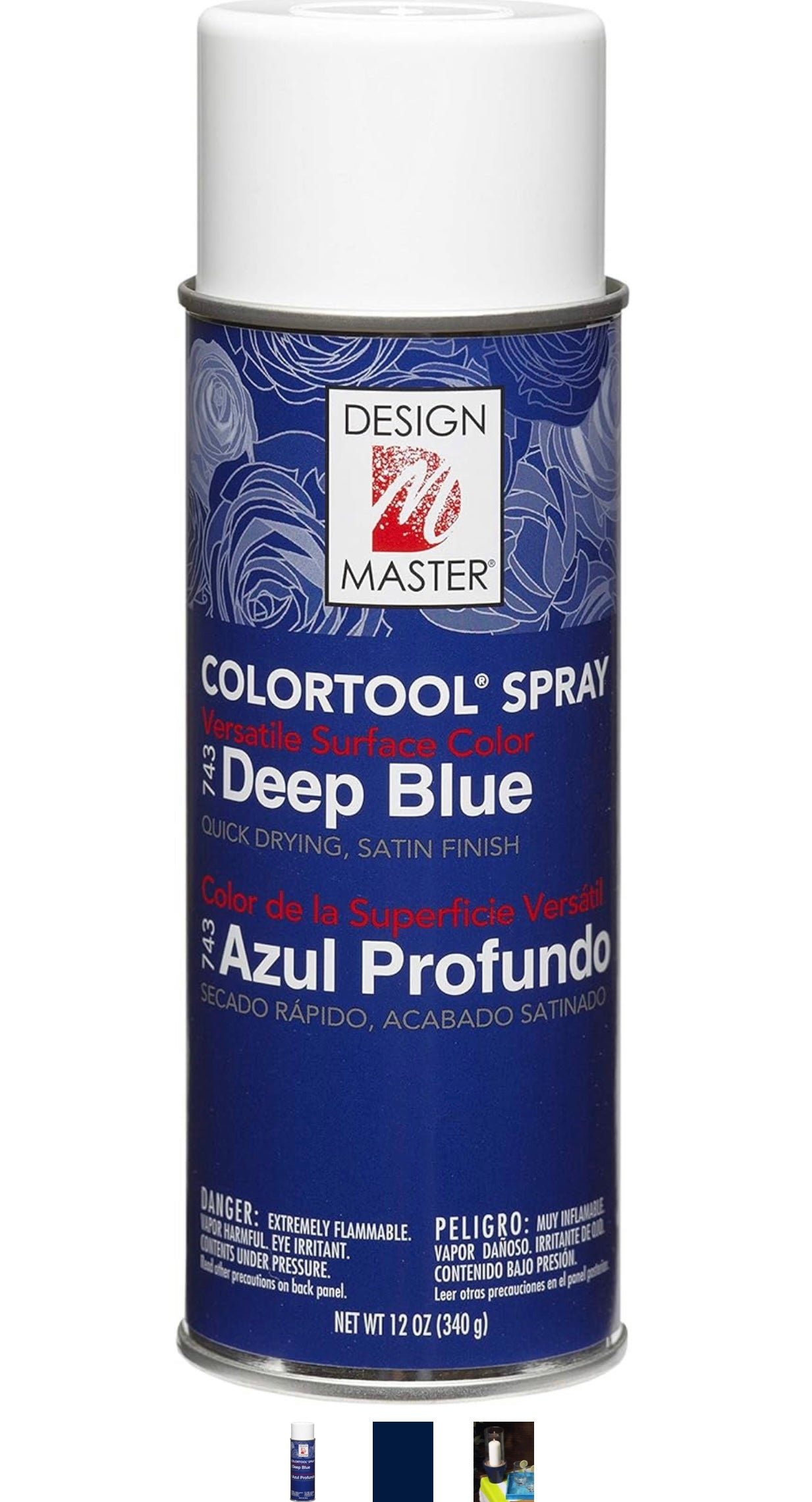 Spray paint Design Master 743 Deep Blue  Colortool Spray